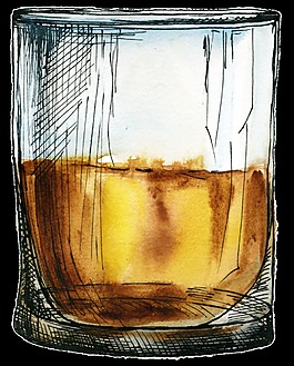 裂紋酒杯卡通透明素材