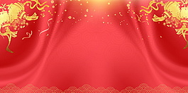 狗年春節(jié)晚會(huì)舞臺(tái)背景設(shè)計(jì)