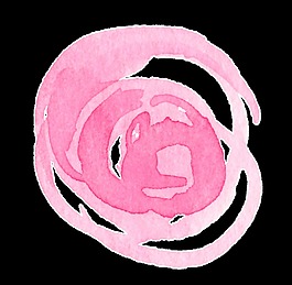 旋轉(zhuǎn)花蕊卡通透明素材
