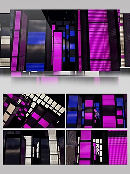 燈光建筑高清視頻素材