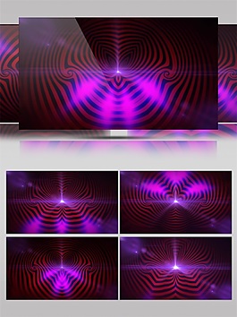 迷幻紫色光晕高清视频素材