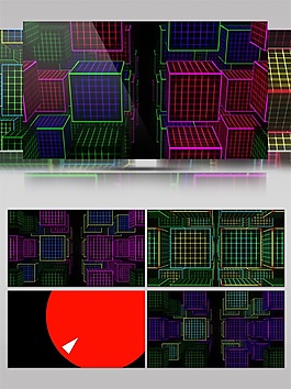 立體幾何高清視頻素材