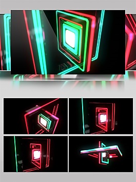 炫酷紅色3D高清視頻素材