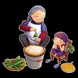 童年記憶卡通透明素材