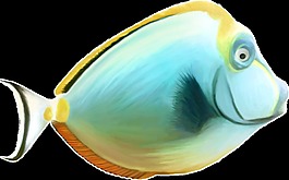 熱帶魚透明素材