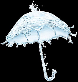 創(chuàng)意雨傘透明素材