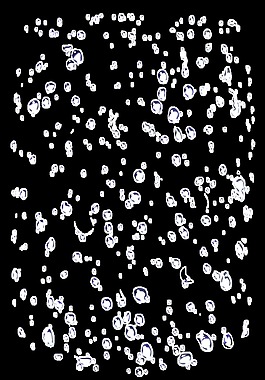水底氣泡卡通透明素材