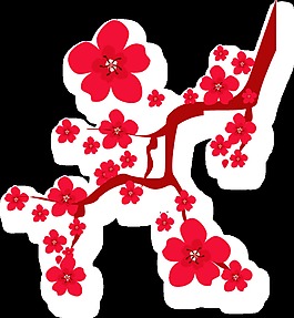 韓國(guó)櫻花透明素材