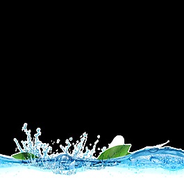 河流河水透明素材