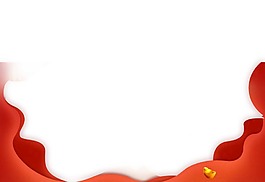 手繪紅色邊框元素