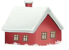 卡通動(dòng)畫(huà)小屋png元素