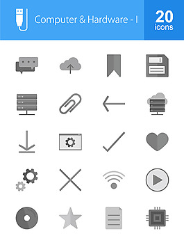 多款灰色ios系統icon素材