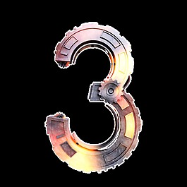 機(jī)械數(shù)字2018新年藝術(shù)字