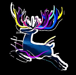 幻影麋鹿圣誕節(jié)素材