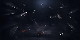 黑夜星空圣誕節(jié)素材