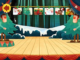 舞臺(tái)圣誕節(jié)素材