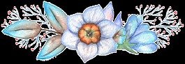 晶藍(lán)花蕊透明裝飾素材