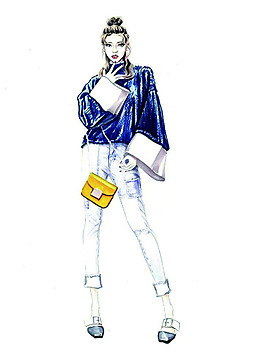 女裝輕裝簡約服裝設計