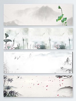 中國水墨江南風(fēng)格背景