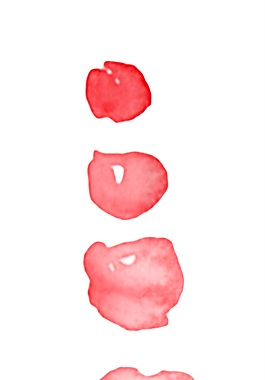 紅色顏料psd源文件