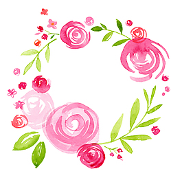 玫瑰花叢psd源文件