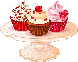 唯美蛋糕生日元素