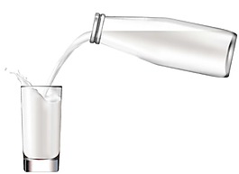 白色玻璃杯元素