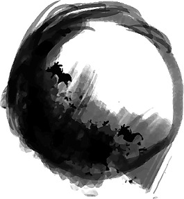 抽象黑色涂鴉元素