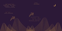沉穩(wěn)深紫色底紋廣告背景
