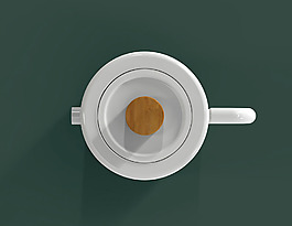 白色創(chuàng)意小清新杯子飾品JPG