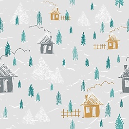 雪白之地背景矢量素材