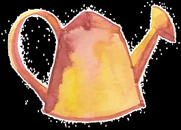 金色茶壺透明裝飾素材