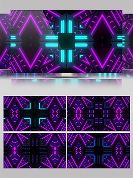 紫色迷幻光高清視頻素材