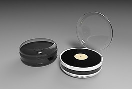 黑色圓形科技創(chuàng)意飾品JPG