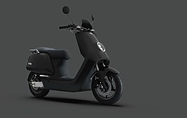 黑色摩托車產品設計JPG