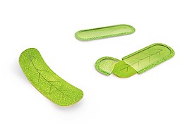 綠色葉子創(chuàng)意小清新飾品JPG