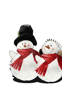 2個(gè)圣誕節(jié)雪人元素