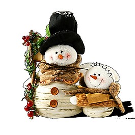 2款時尚圣誕雪人元素