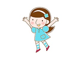 手繪兒童開心元素