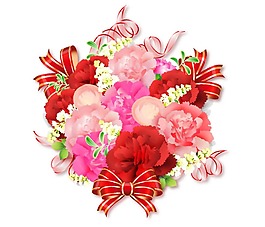 浪漫花朵蝴蝶結(jié)元素