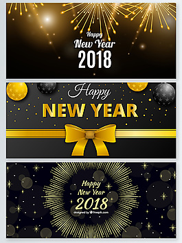 黑金廣告背景2018矢量圖
