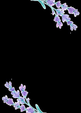 紫羅蘭優(yōu)雅花卉透明裝飾素材