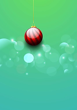 圣誕節夜景插畫背