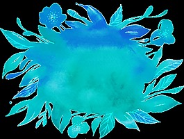 夢(mèng)幻花枝透明裝飾素材