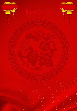 喜慶中國風(fēng)新年海報(bào)背景