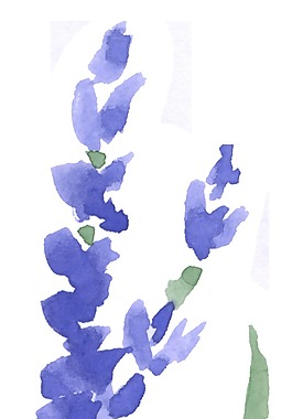 嫩綠花枝透明裝飾素材