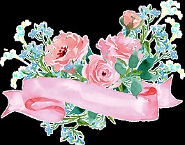 古典美裝飾花朵飾品裝飾素材