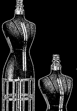 服裝設(shè)計(jì)師專用西裝制作工具透明裝飾素材
