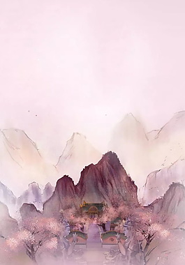 中國(guó)風(fēng)水墨PSD背景素材