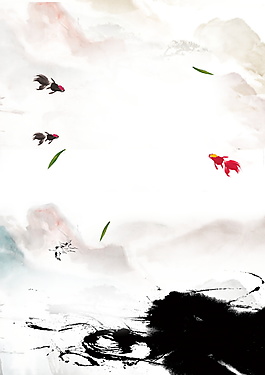 中國風(fēng)水墨PSD背景素材